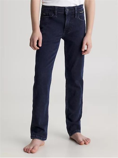 SLIM BLUE BLACK CALVIN KLEIN JEANS | IB0IB01789/1BJ